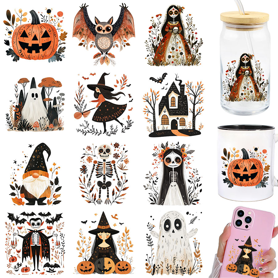 Art And Craft Autumn - 2pcs Nordic Autumn Folk Art Halloween