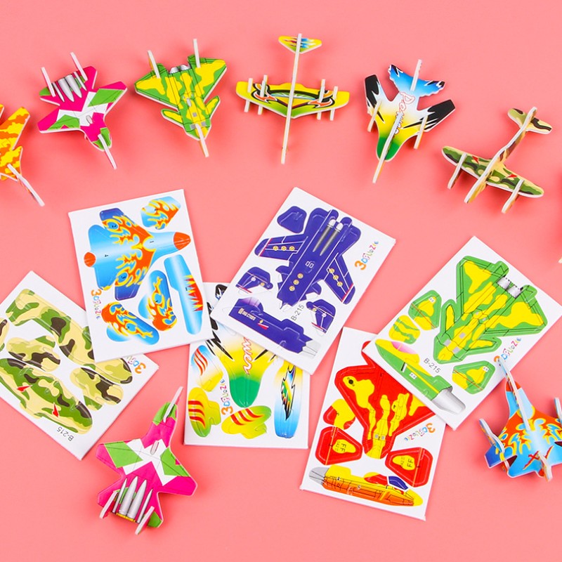 Origami Paper Set - 10pcs Creative Cute Paper Plane Puzzle
