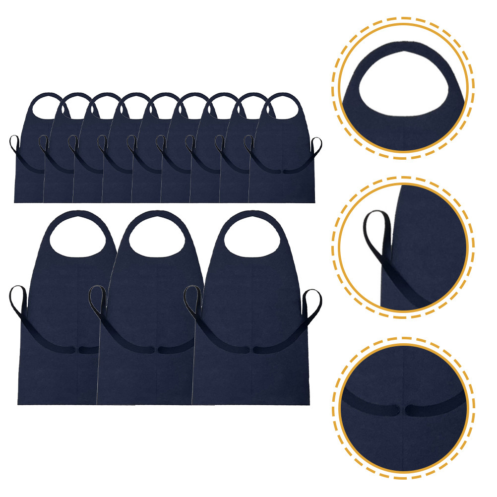 Art Craft Kids - 12Pcs Disposable Aprons Heavy-Duty Non-Woven Fabric