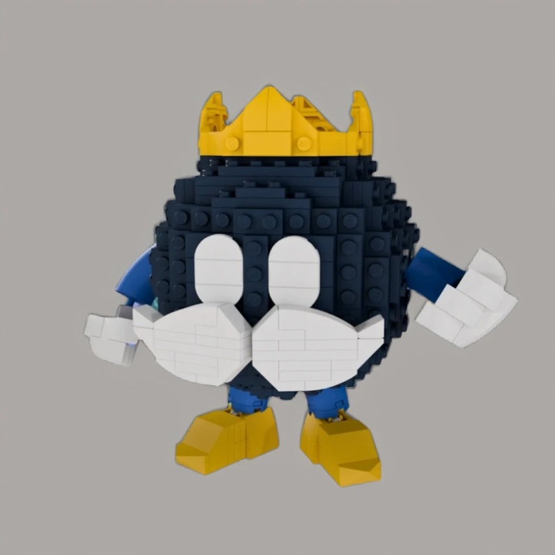 Art Craft Christmas Ideas - 387pcs MOC Marioes King Bob-omb Model