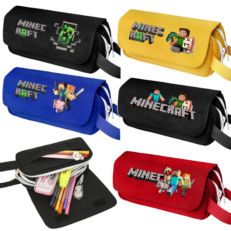 Art Craft Market - Miner Crafting Pixel Series Pencil Case