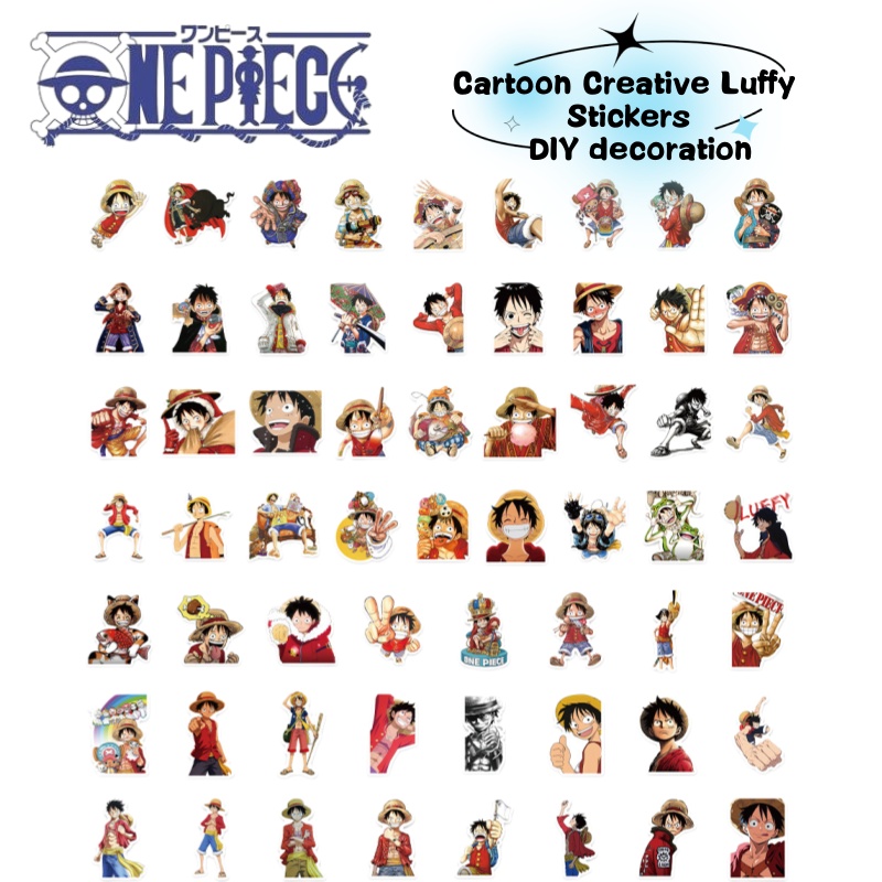Origami Paper Set - One Piece anime character Luffy cartoon