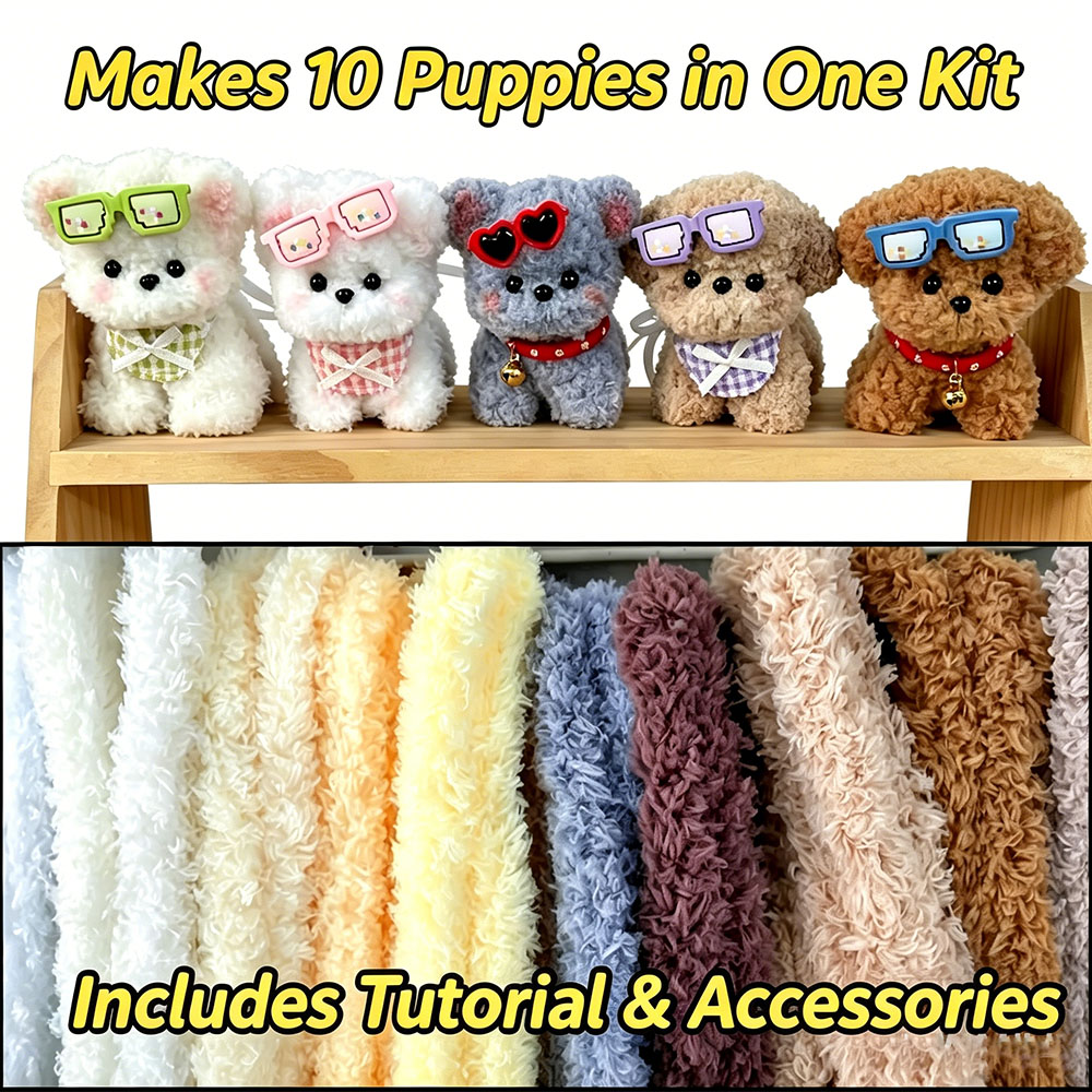 Art Craft Video - Soft Chenille Stems DIY Puppy Craft