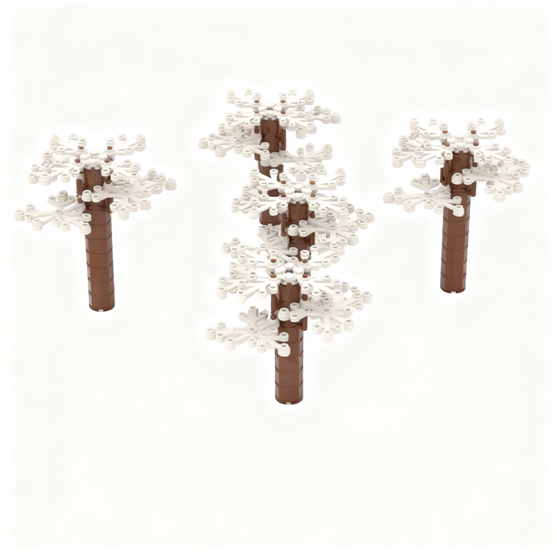 Art Craft Christmas Ideas - 105pcs MOC Creator Winter Forest Model
