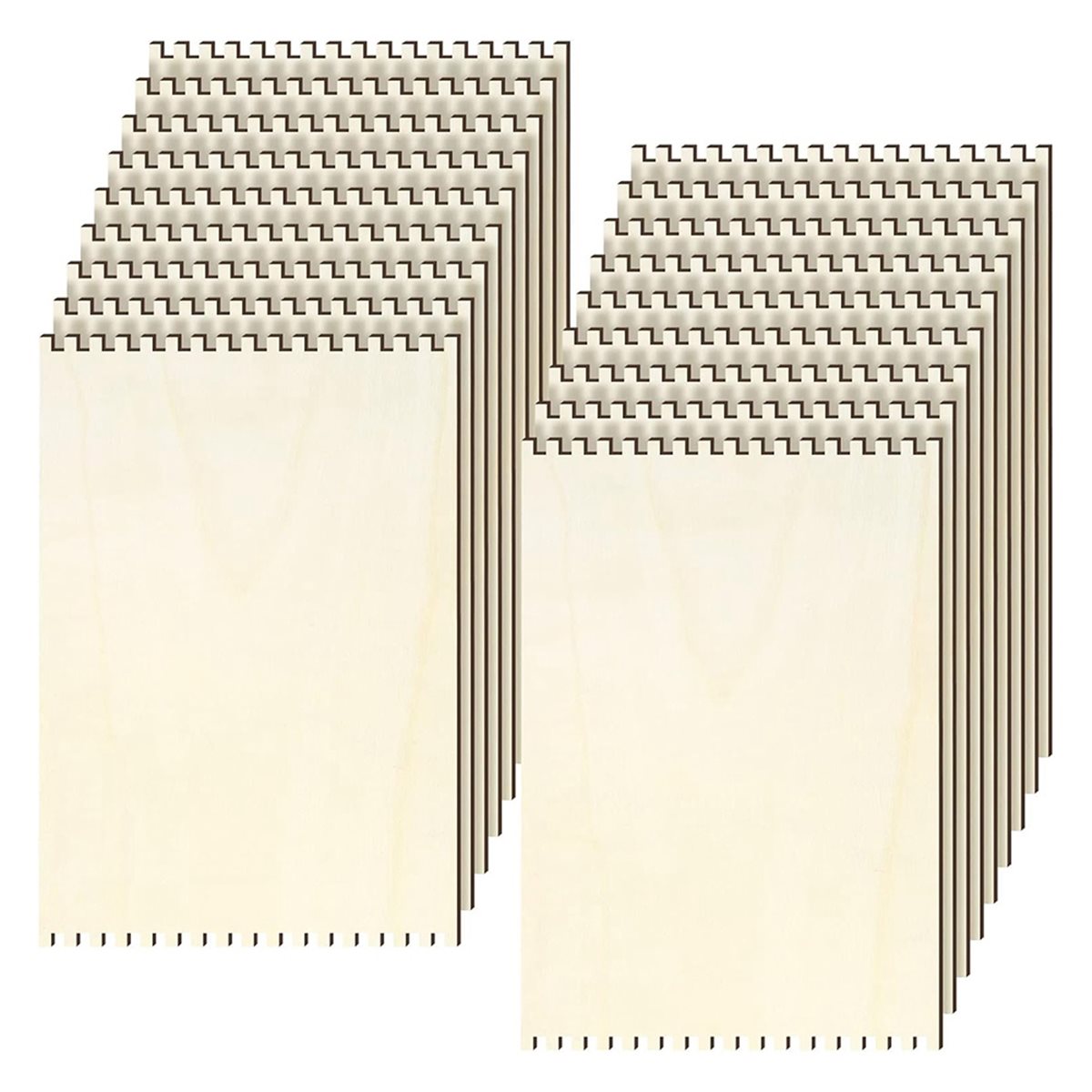 18 Pcs Beginners Wooden Notche - огляд і ціна Art Craft Kids