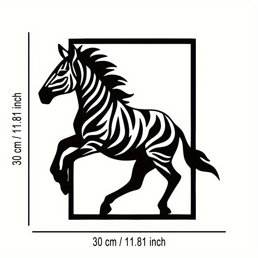 CIFBUY Metal Wall Art Elegant  - огляд і ціна Art Craft Zebra
