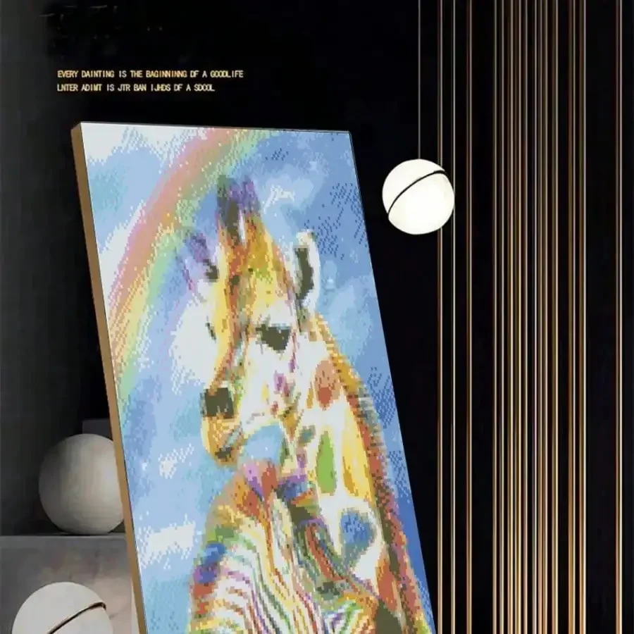 giraffe  zebra animal diy Art  - огляд і ціна Art Craft Zebra