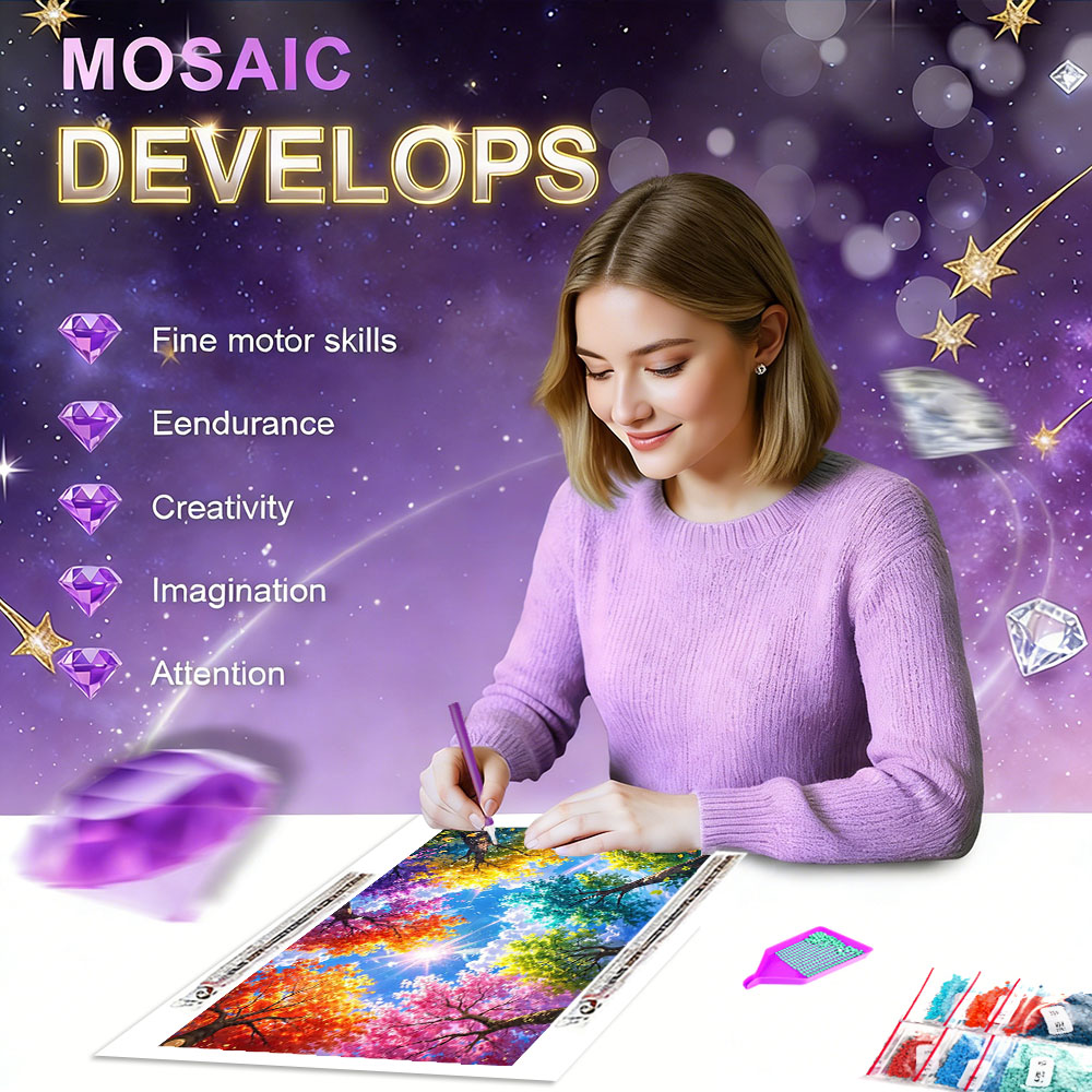 HUACAN Diamond Painting Tree L - огляд і ціна Art And Craft Autumn