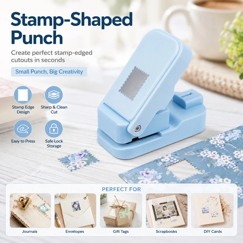 Postage Stamp Edge Paper Punch - огляд і ціна Art Craft Market