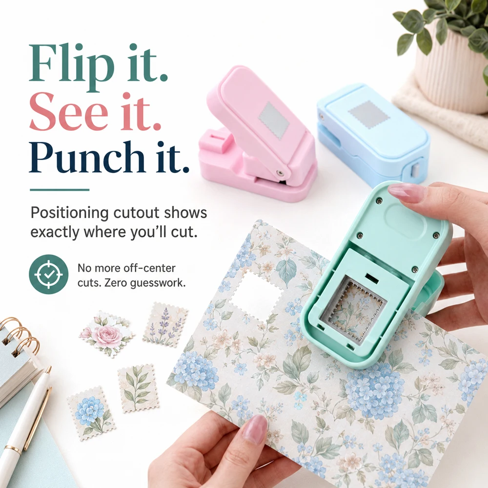 Postage Stamp Edge Paper Punch - огляд і ціна Art Craft Market