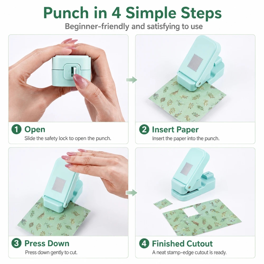 Postage Stamp Edge Paper Punch - огляд і ціна Art Craft Market