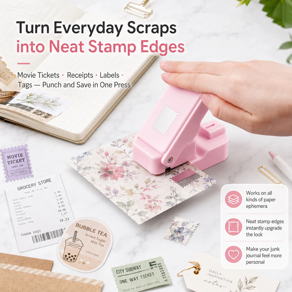 Postage Stamp Edge Paper Punch - огляд і ціна Art Craft Market