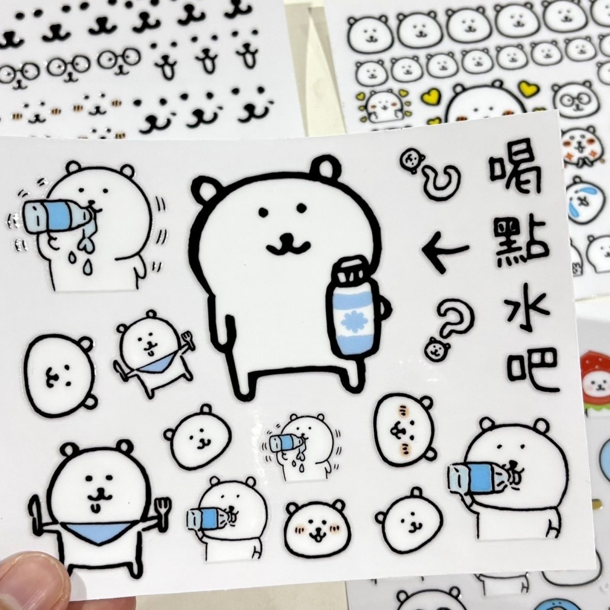 Kawaii Joke Bear Transfer Stic - огляд і ціна Art Craft Market