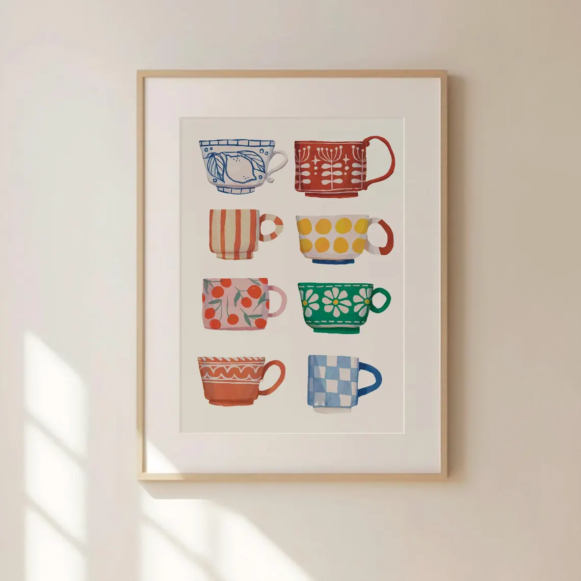 Tea Cup Print, Breakfast poste - огляд і ціна Art Craft Kitchen