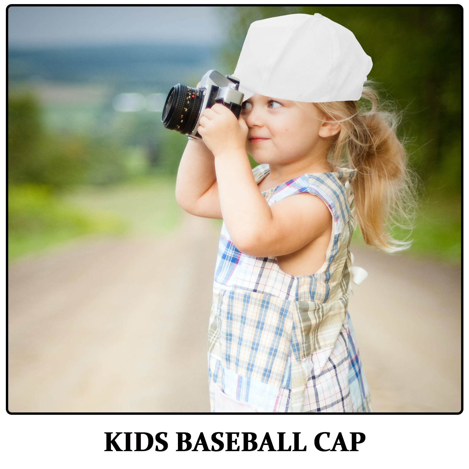 1Set Kids White Baseball Caps  - огляд і ціна Art Craft Birthday Party