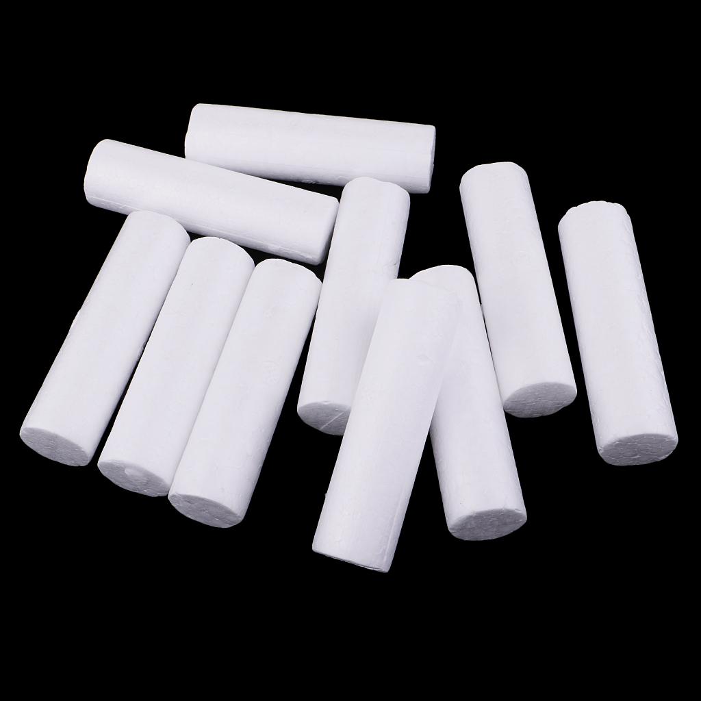 10 Pieces Blank White Cylinder - огляд і ціна Art Craft Kids