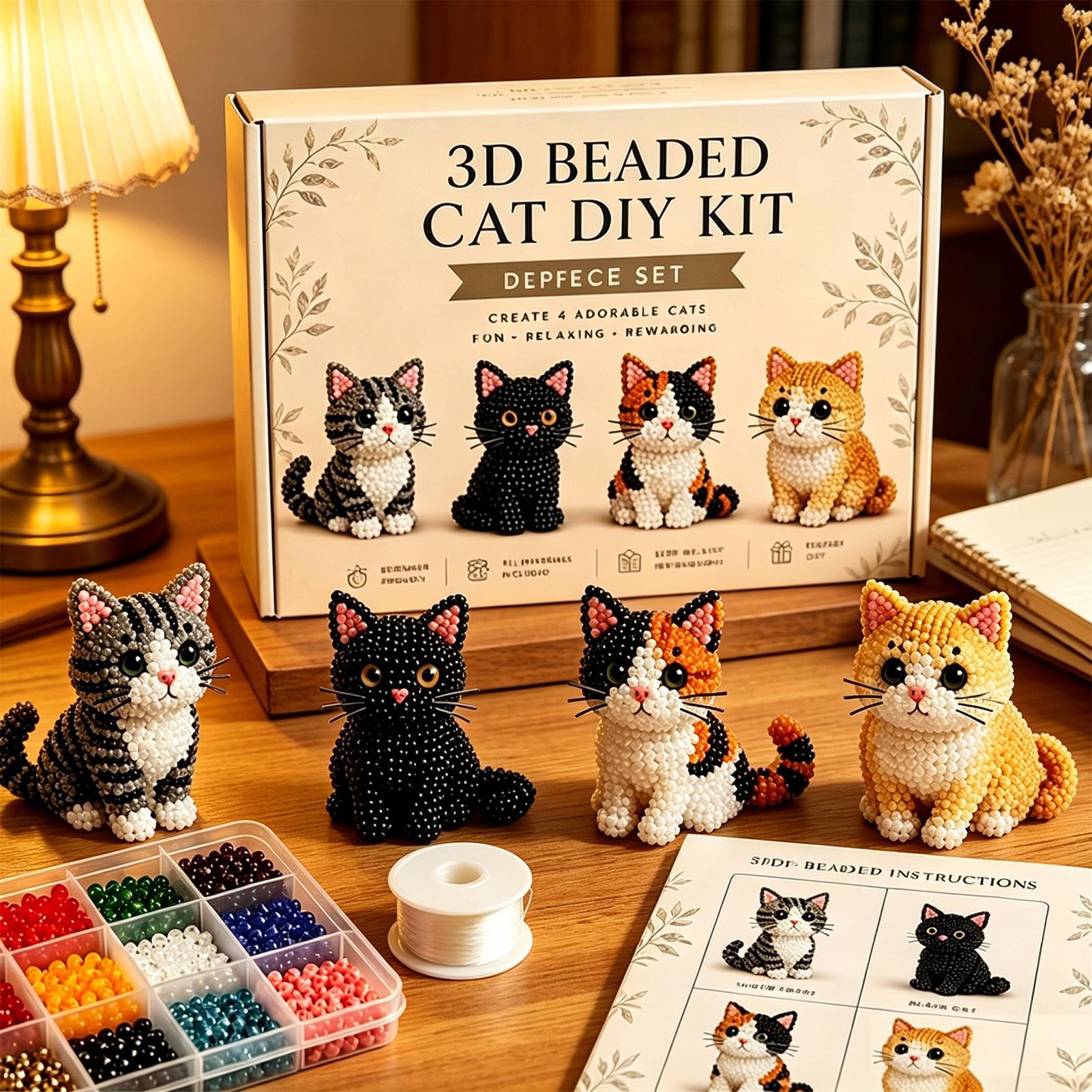 DIY Animal Beading Kit Cute 3D - огляд і ціна Art Craft Class