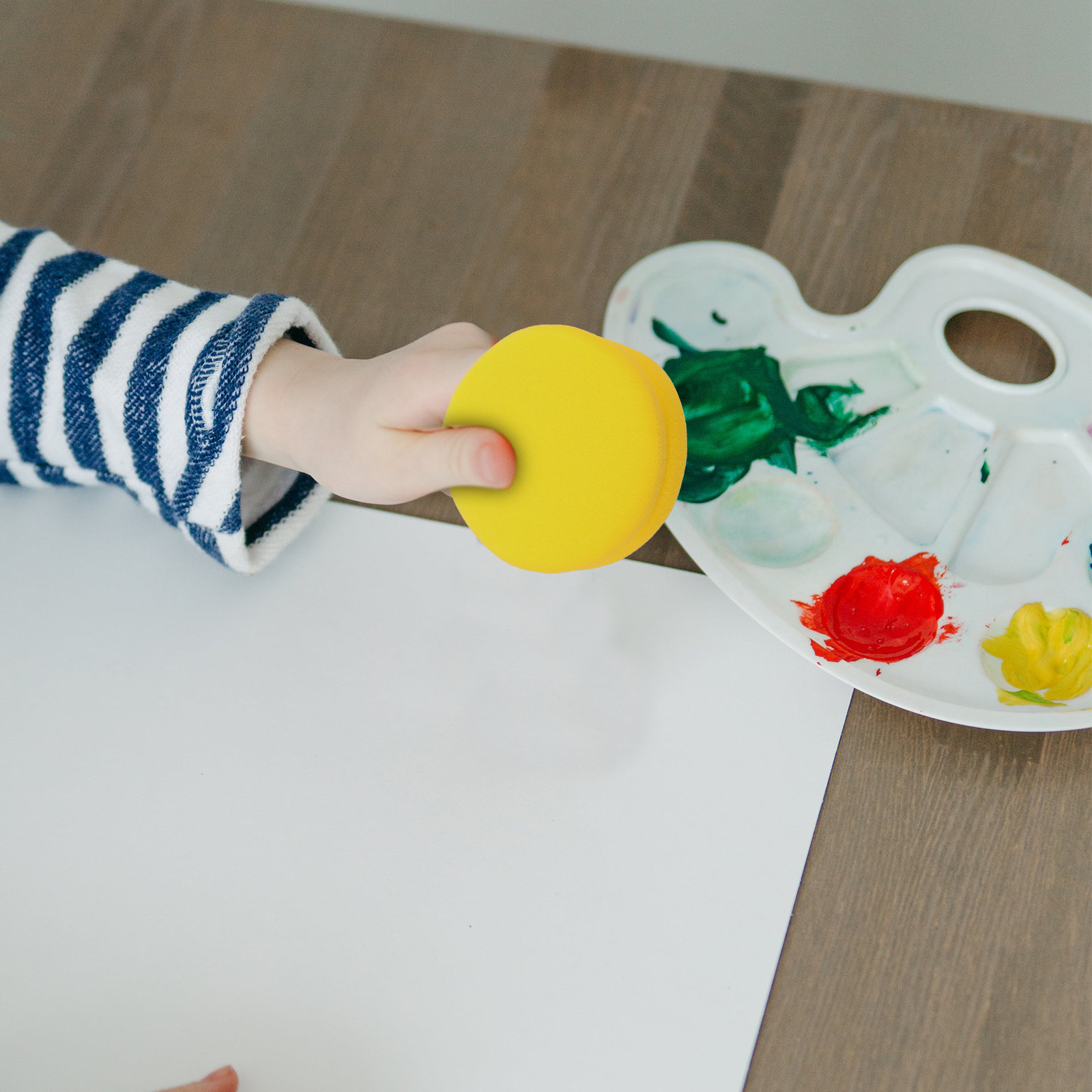 2Pcs Painting Sponge Round DIY - огляд і ціна Art Craft Class