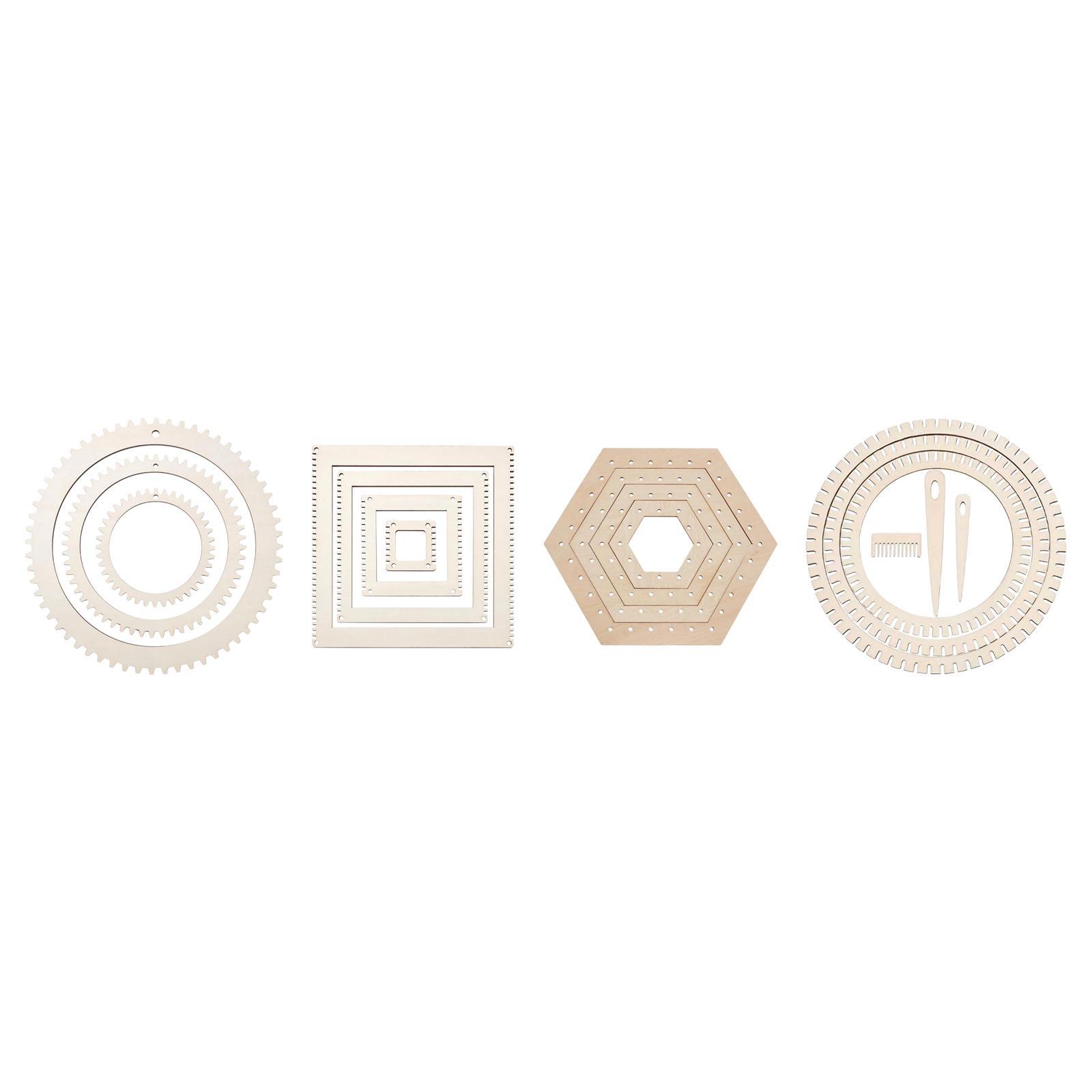 Wooden Weaving Looms Kit DIY C - огляд і ціна Art Craft Kids