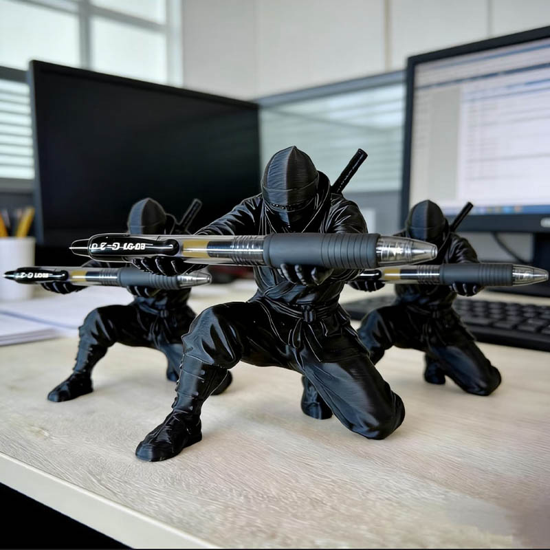 Desktop Art 3D Printed Ninja P - огляд і ціна Art Craft Stationery