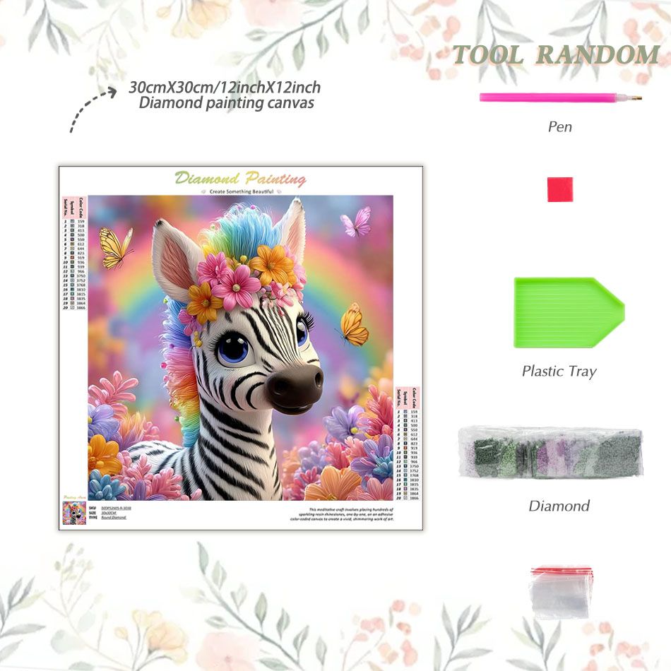 CHENISTORY Zebra 5d Diamond Pa - огляд і ціна Art Craft Zebra