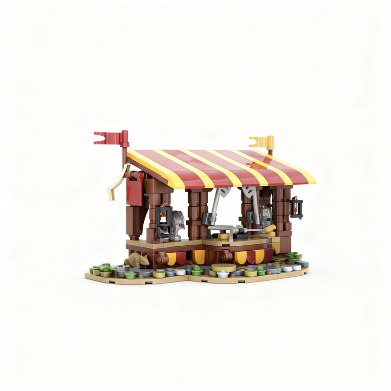 367pcs MOC Armor Market Castle - огляд і ціна Art Craft Christmas Ideas