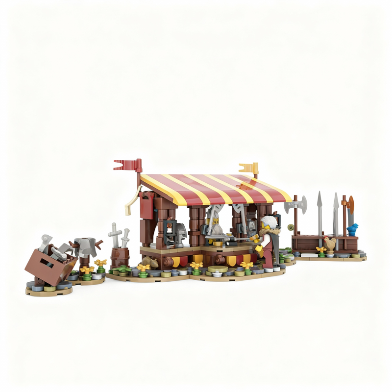 367pcs MOC Armor Market Castle - огляд і ціна Art Craft Christmas Ideas