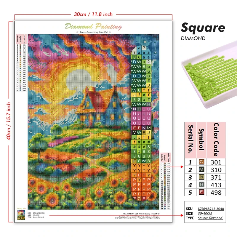 5D DIY Diamond Painting Kit Co - огляд і ціна Art And Craft Sunglasses