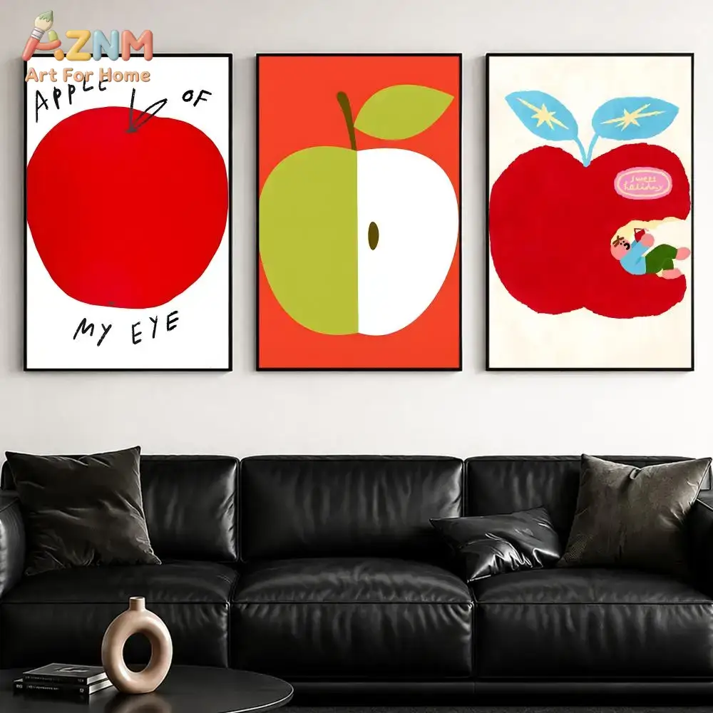 AZNM Cute Red Apple Cartoon Fr - огляд і ціна Art Craft Kitchen