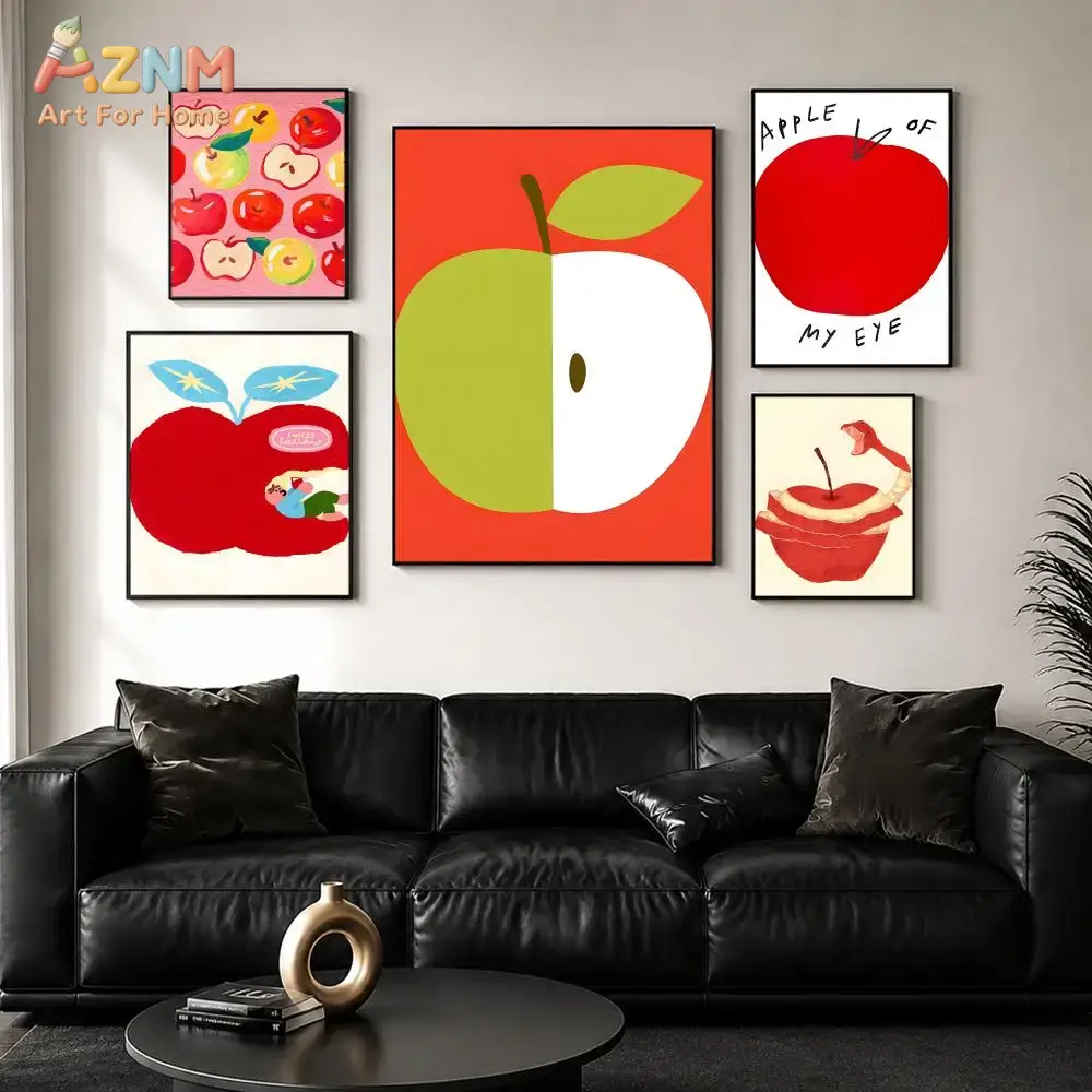 AZNM Cute Red Apple Cartoon Fr - огляд і ціна Art Craft Kitchen