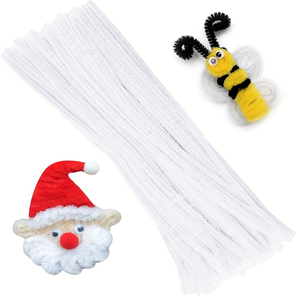 100 Pcs White Pipe Cleaners,Pi - огляд і ціна Art Craft Kids