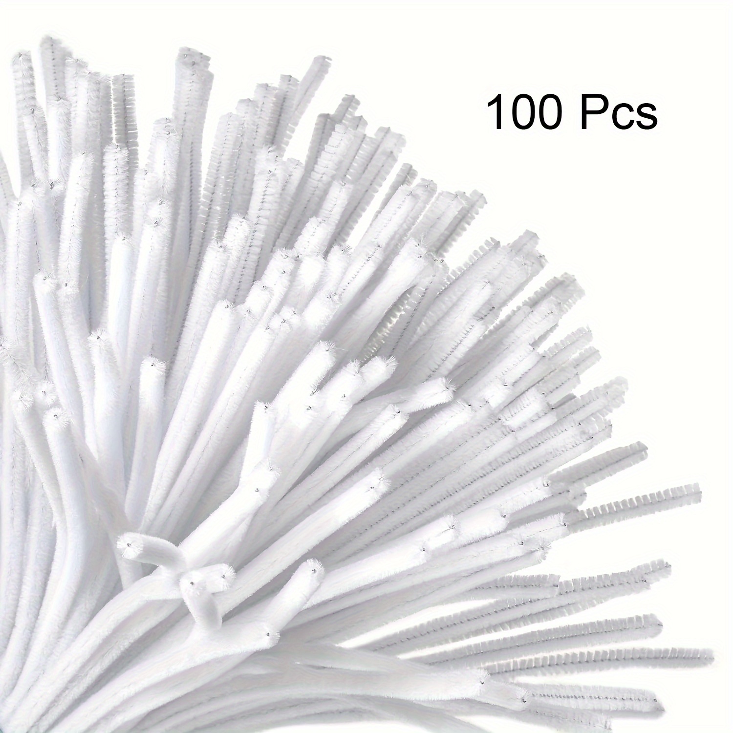 100 Pcs White Pipe Cleaners,Pi - огляд і ціна Art Craft Kids