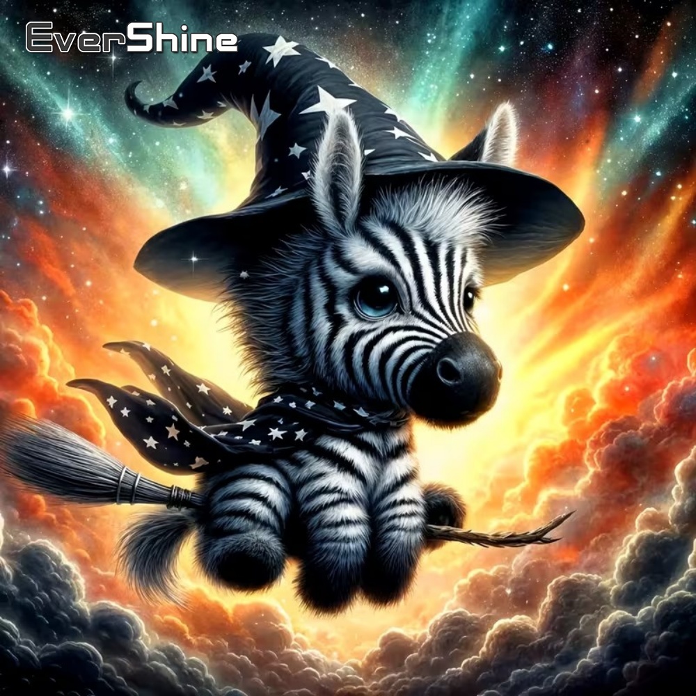 EverShine 5D DIY Diamond Embro - огляд і ціна Art Craft Zebra