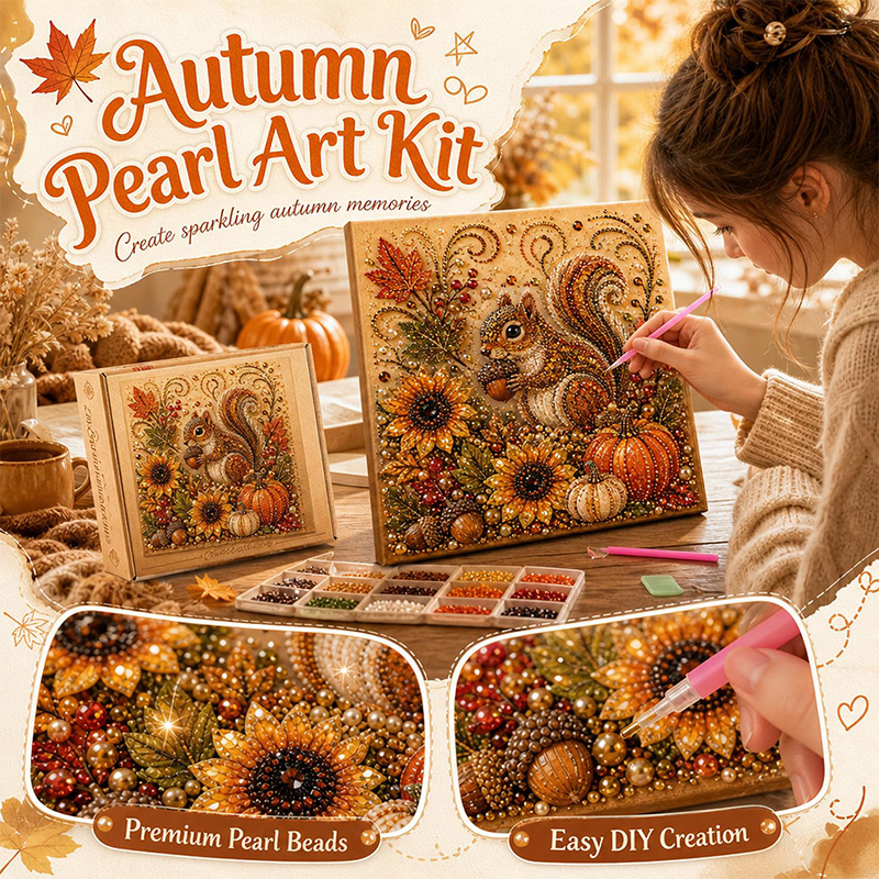Autumn Painting Pearl Art DIY  - огляд і ціна Art And Craft Autumn