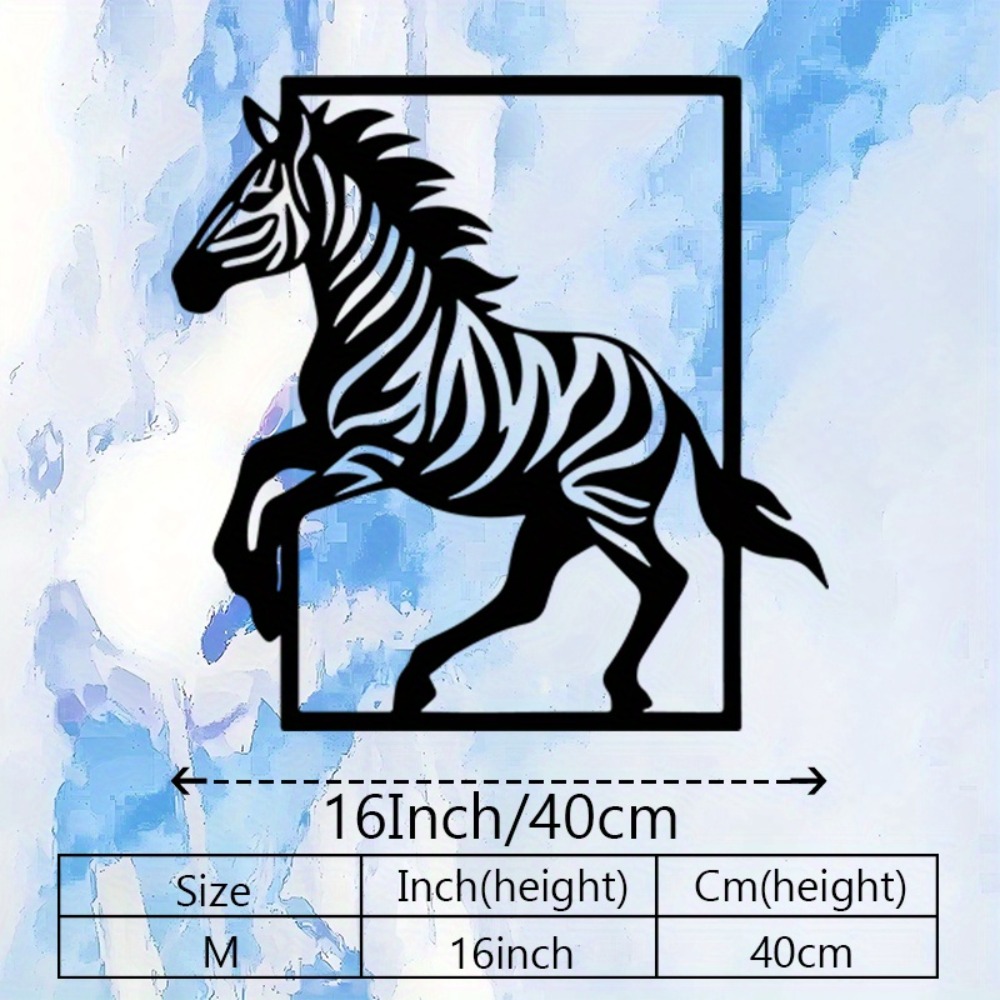 CIFBUY Metal Wall Art Zebra Ir - огляд і ціна Art Craft Zebra
