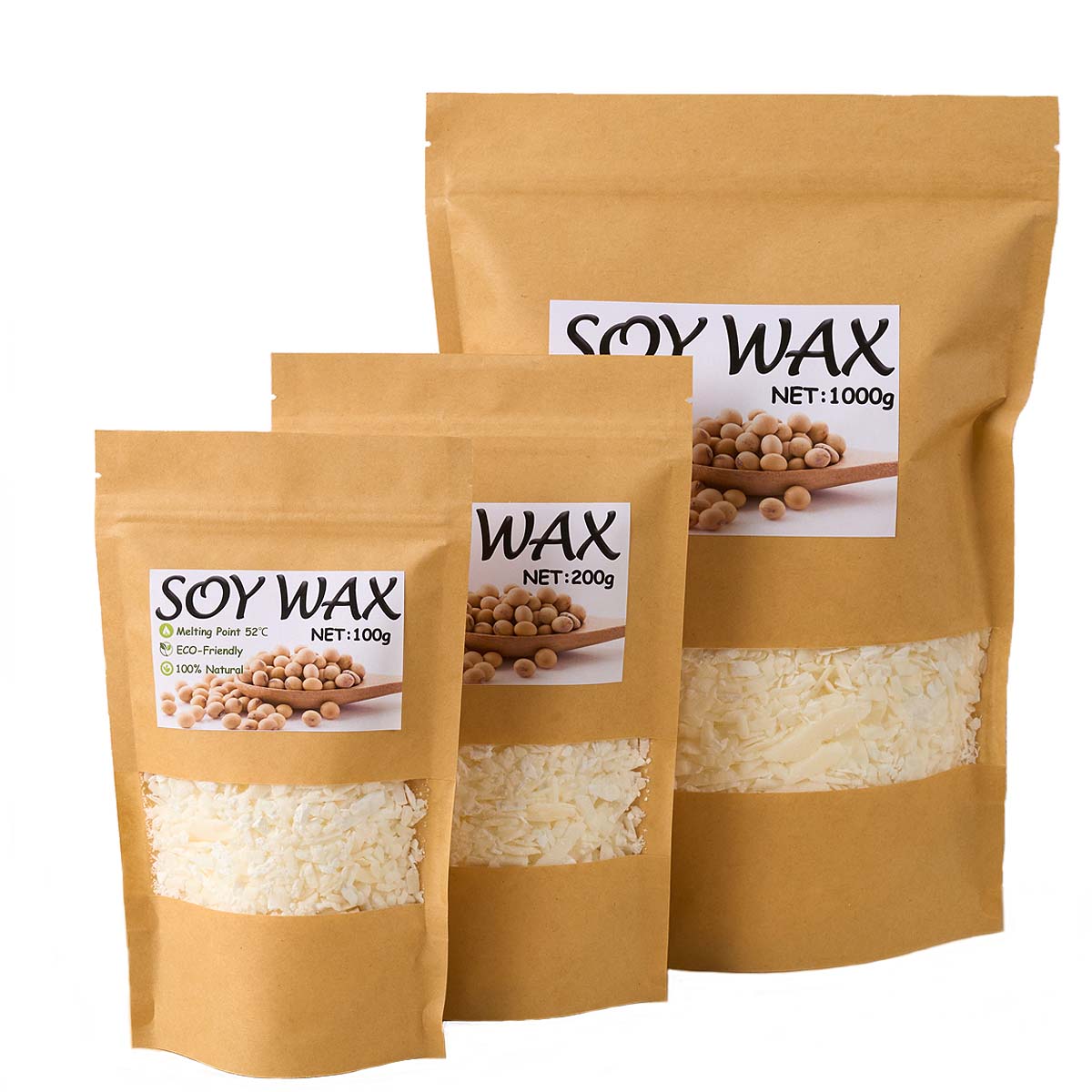 1 Pounds Pure White Soy Wax Fo - огляд і ціна Candle Making Wax