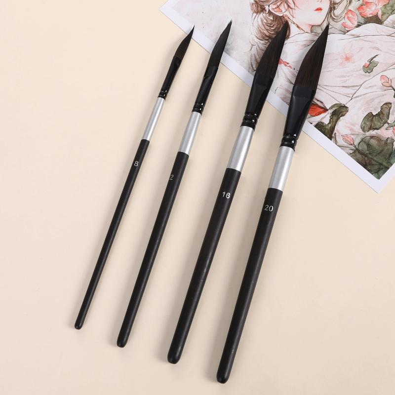 4pcs Pull Wire Paint Brush Set - огляд і ціна Art Craft Class