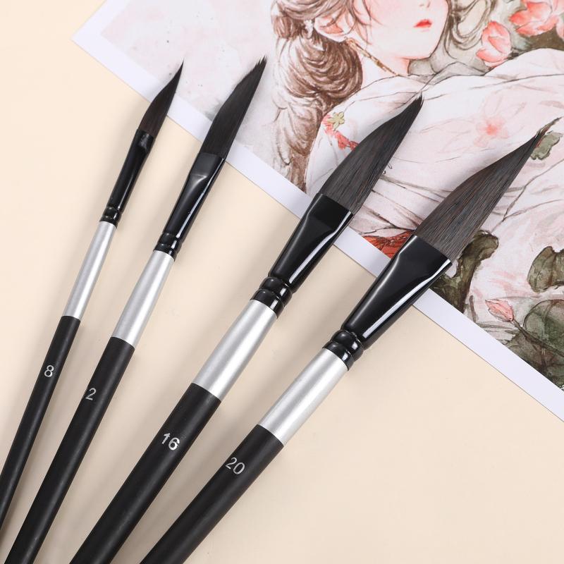 4pcs Pull Wire Paint Brush Set - огляд і ціна Art Craft Class