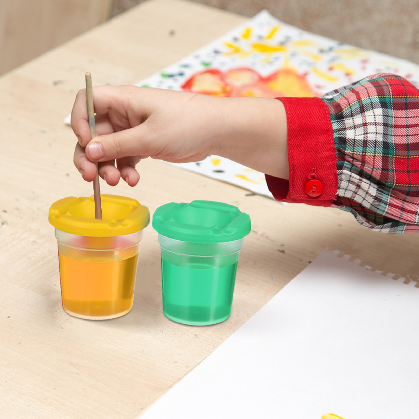 4Pcs Kids Rotating Brush Washi - огляд і ціна Art Craft Class