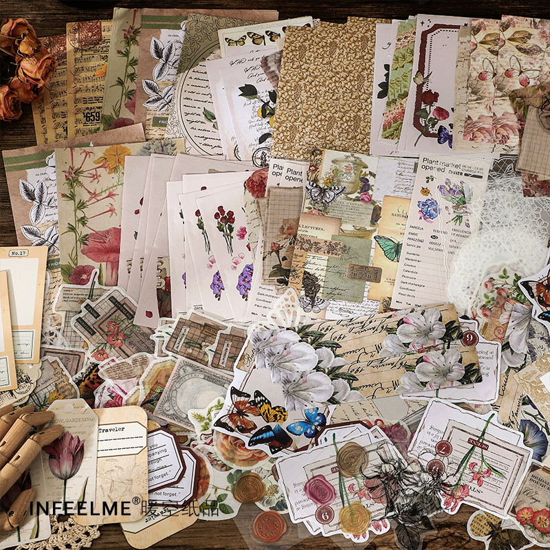 1pack/260pcs Vintage Literary  - огляд і ціна Art Craft Birthday Party