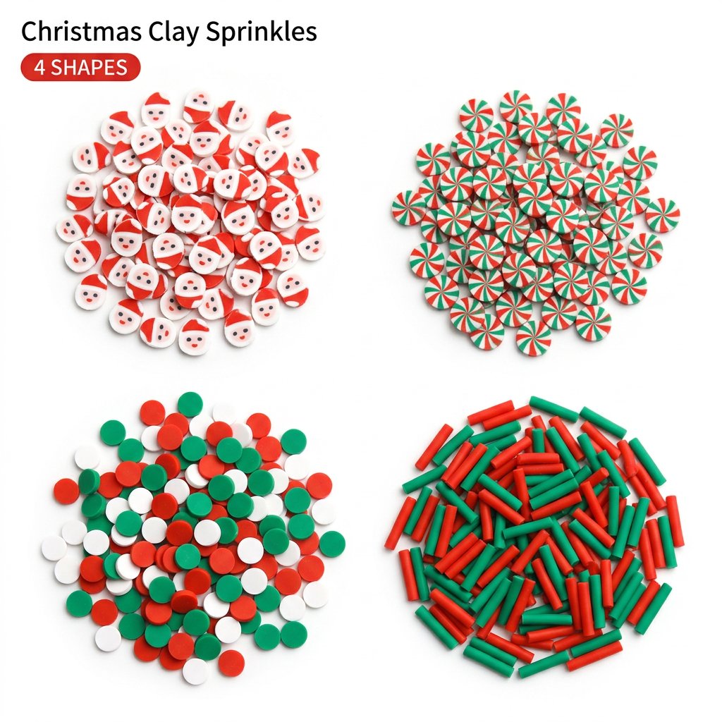 1500pcs Christmas Clay Sprinkl - огляд і ціна Art Craft Birthday Party
