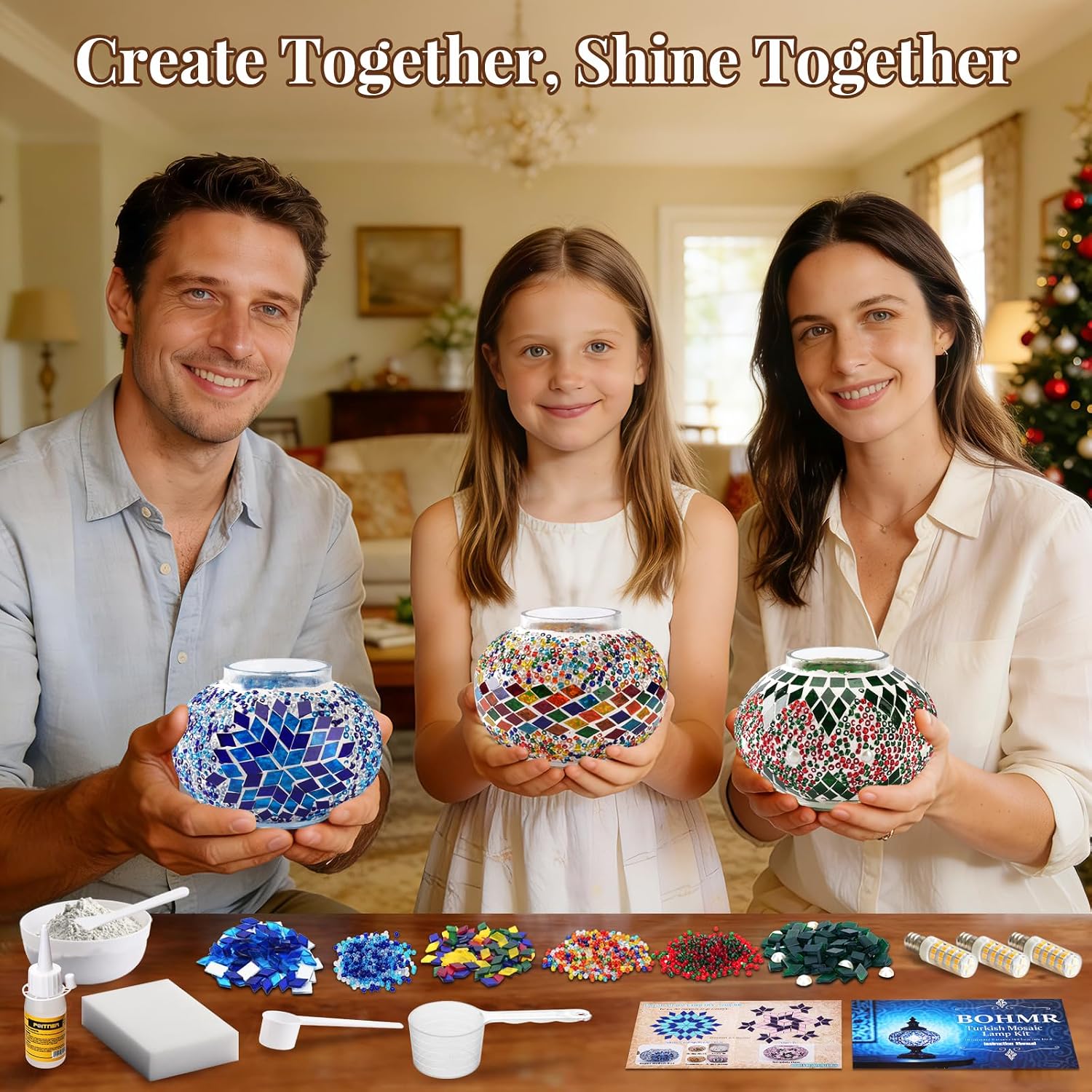 DIY 3 Globe Turkish Mosaic Lam - огляд і ціна Art Craft Kit