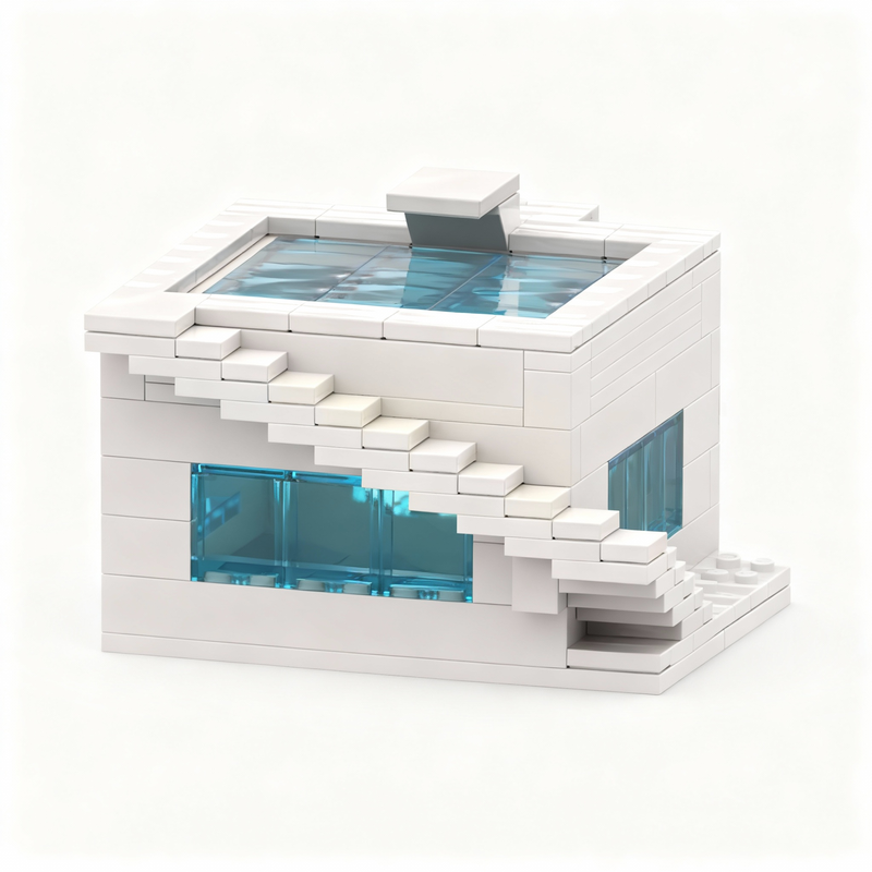 193pcs MOC Outdoor Small Swimm - огляд і ціна Art Craft Christmas Ideas