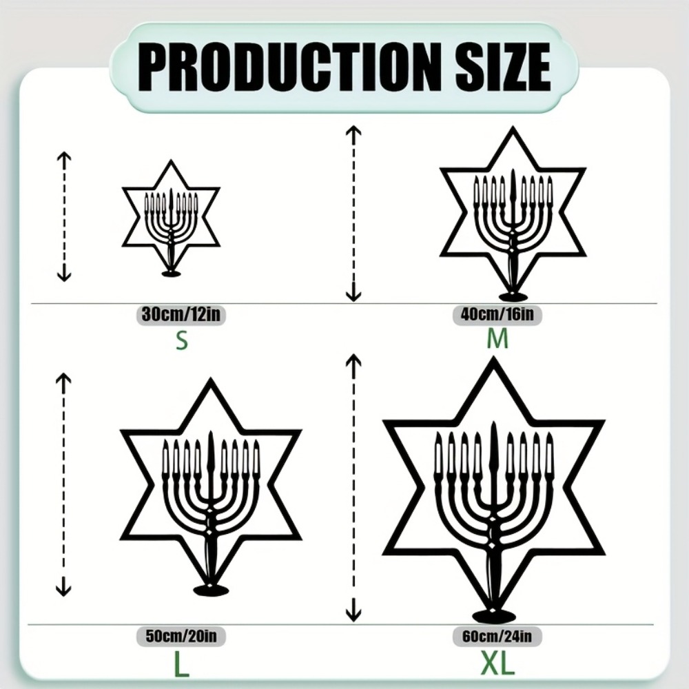 CIFBUY Metal Wall Art Menorah  - огляд і ціна Art & Craft Kids Toys