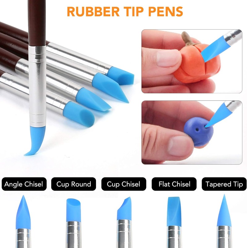 Air Dry Clay Tool Set Silicone - огляд і ціна Air Dry Clay