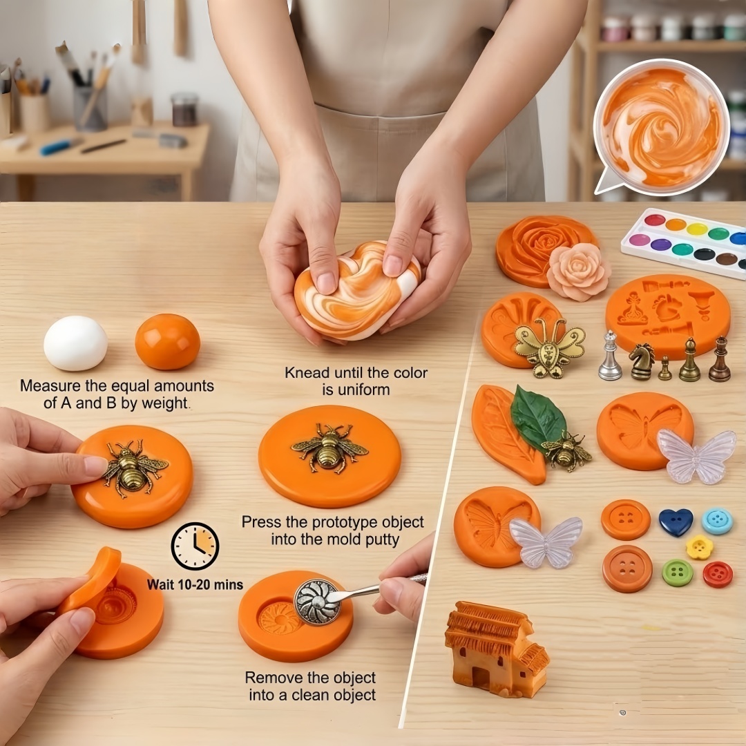 Silicone Putty DIY Crafting Se - огляд і ціна Art Craft Kit