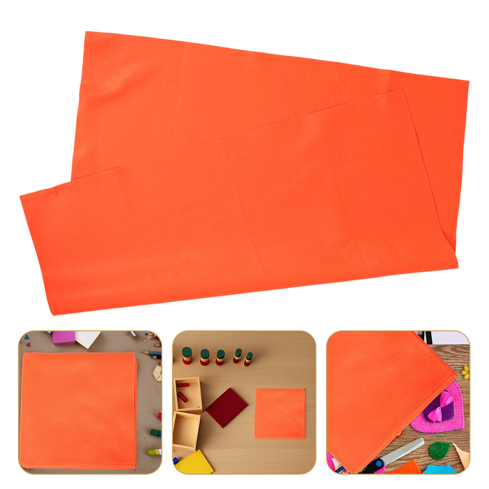 Orange Felt Fabric Soft Flexib - огляд і ціна Art Craft Class