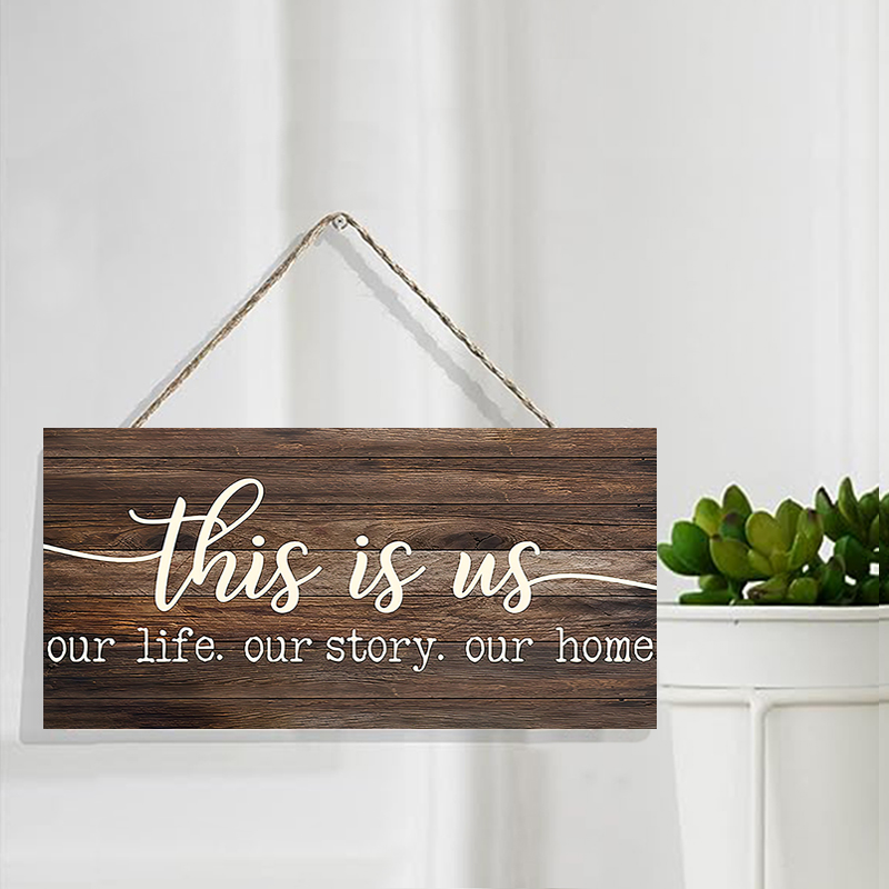 Rustic This is us Wall Hanging - огляд і ціна Art Craft Kitchen