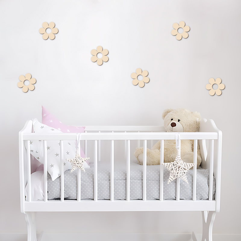 Wooden Flower Wood Cutouts Flo - огляд і ціна Art Craft 2 Year Olds