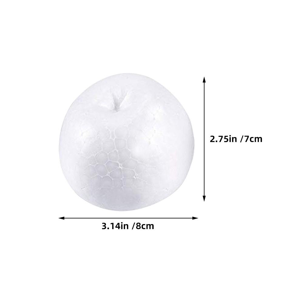 6Pcs Blank White Polystyrene D - огляд і ціна Art Craft Kids